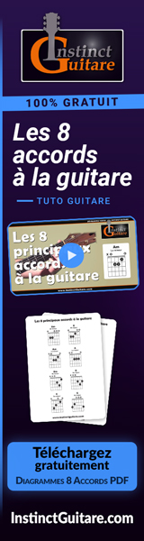 Les 8 principaux accords à la guitare